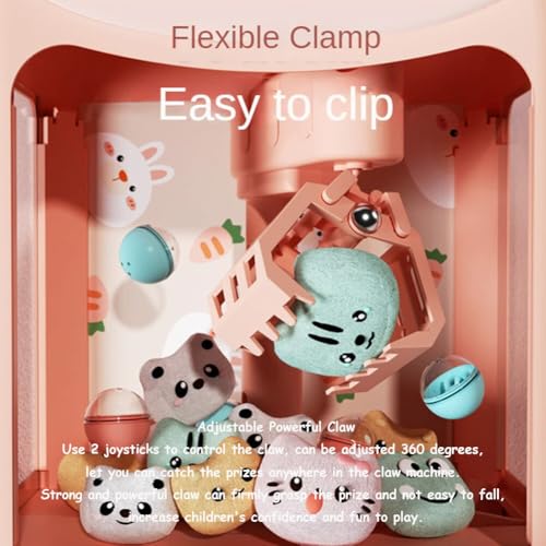 Mini Claw Machine Electronic Arcade Candy Grabber with Sound & 20 Mini Plush Toys K35482