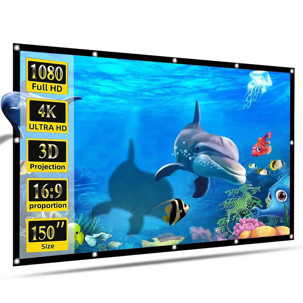 150 Inch 16:9 Foldable Projection Screen H606