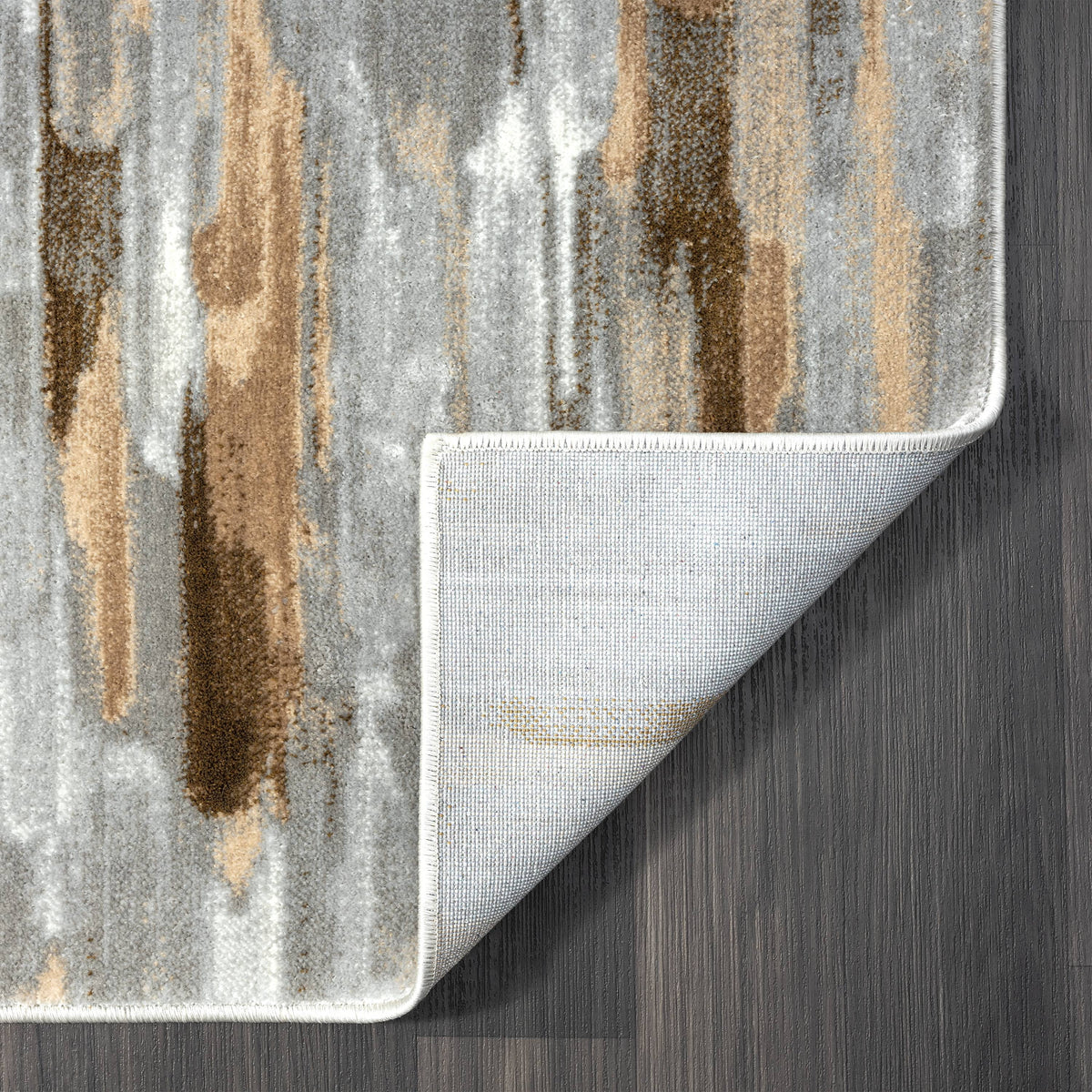 4 x 6 Grey Brown Area Rug A96106