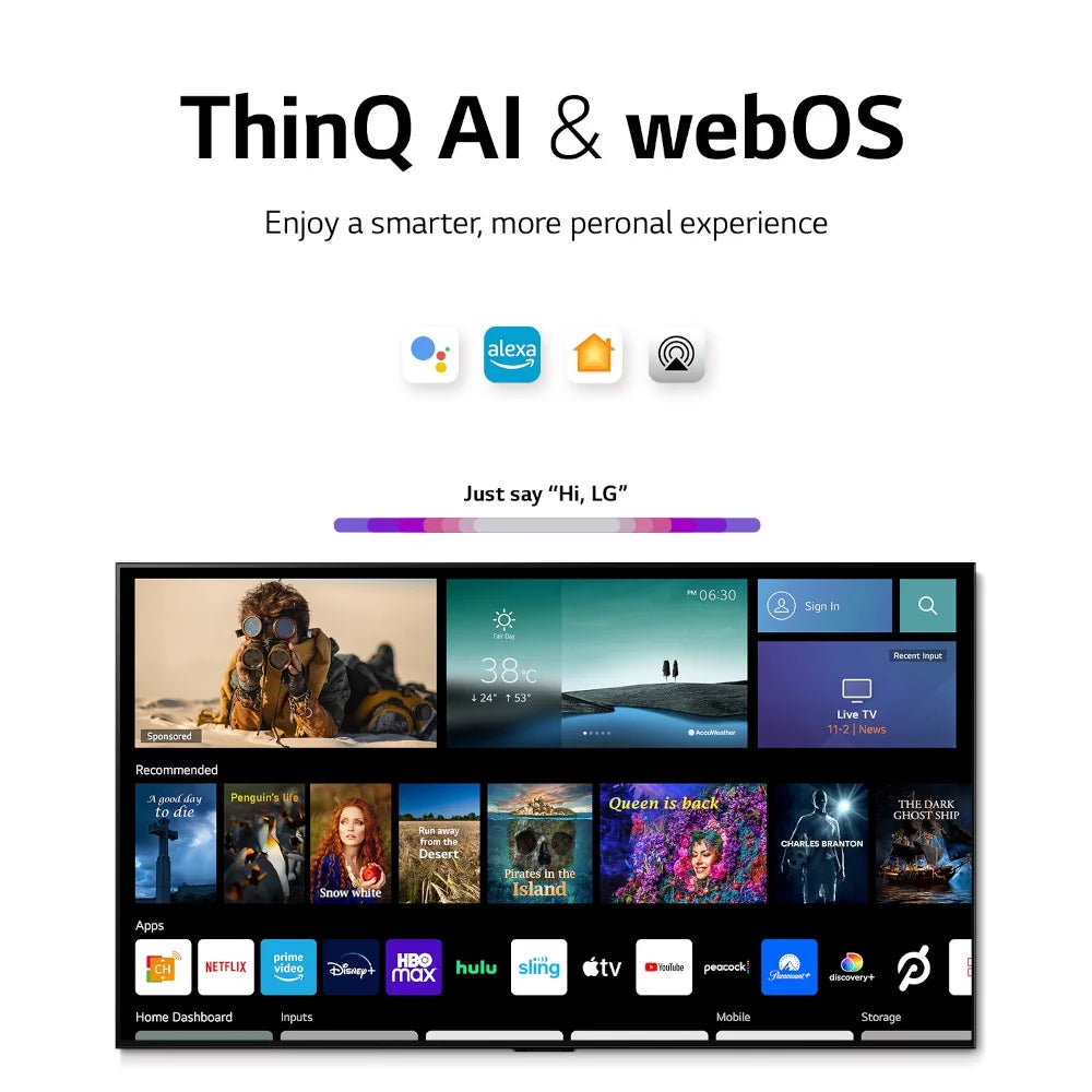 65 Class 4K UHD NanoCell Smart TV with Active HDR H607108