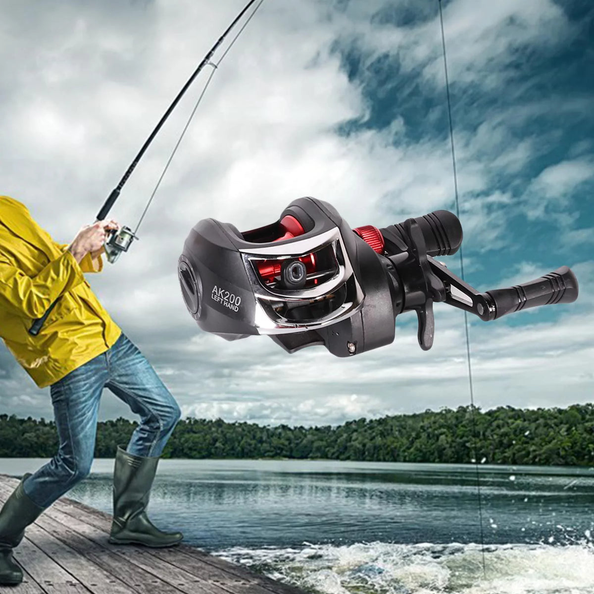 Low Profile Baitcasting Reel D2324