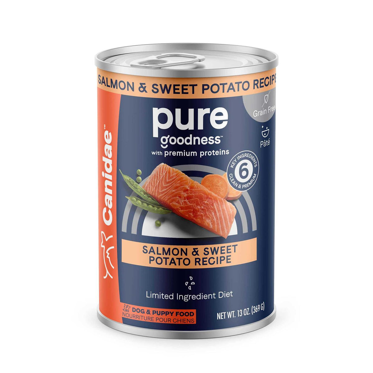 Grain-Free Salmon & Sweet Potato Canned Dog Food N415