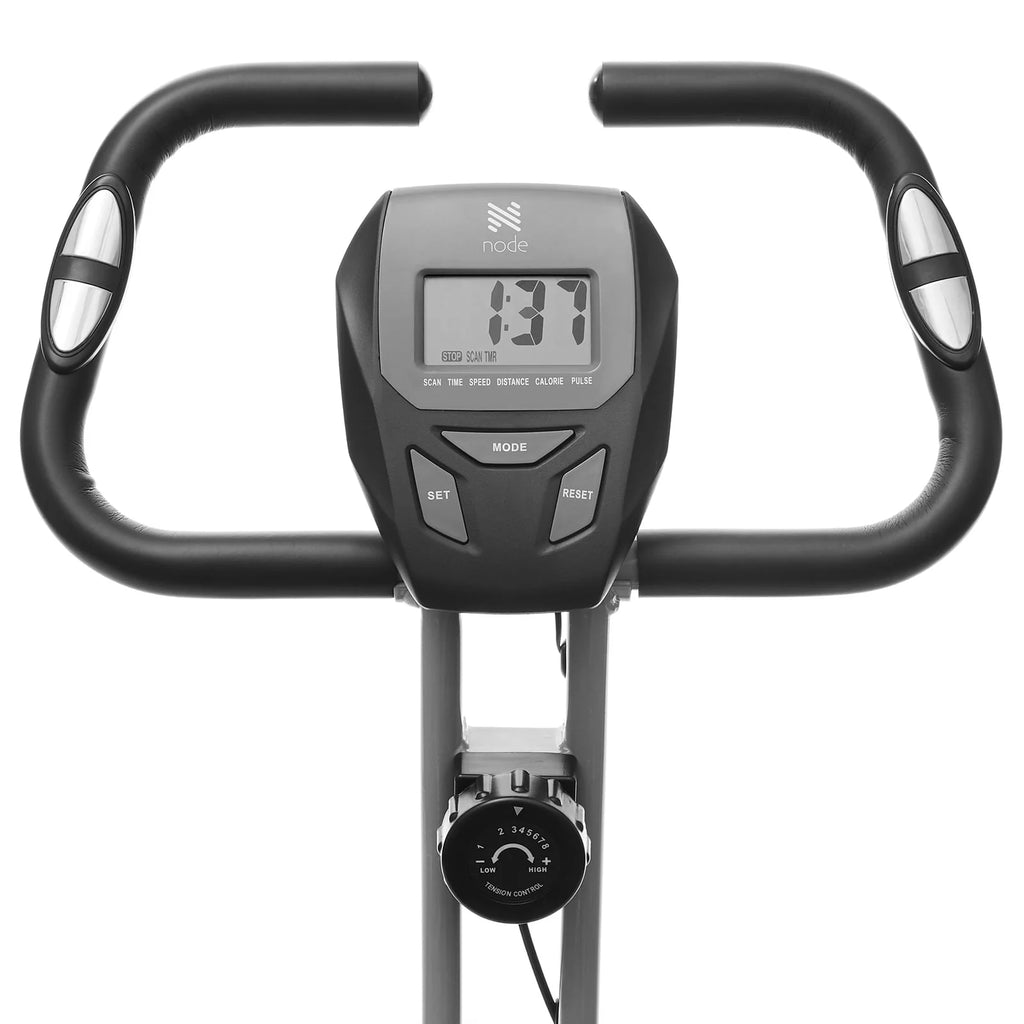 Folding Upright Stationary Exercise Bike with Magnetic Resistance Z46614