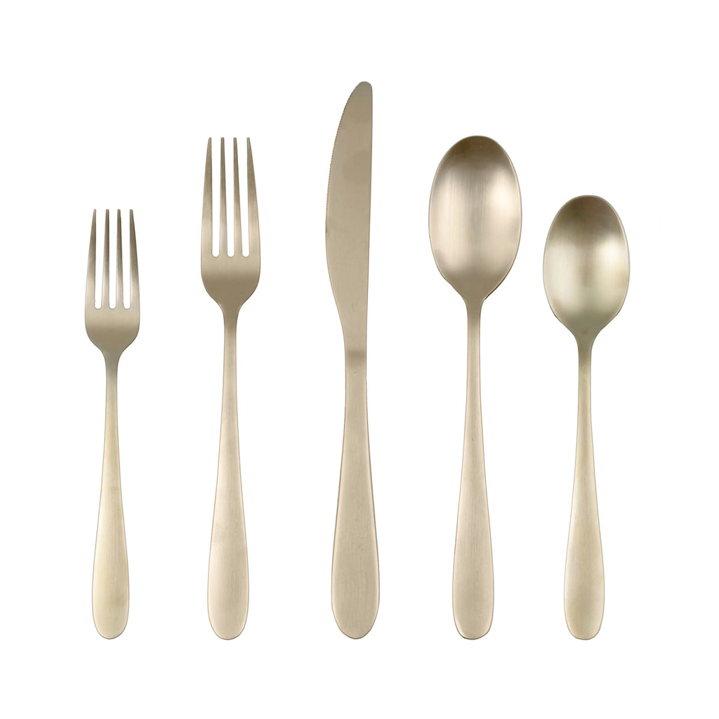 Black 20-Piece Flatware Set E761416
