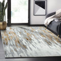 4 x 6 Grey Brown Area Rug A96106
