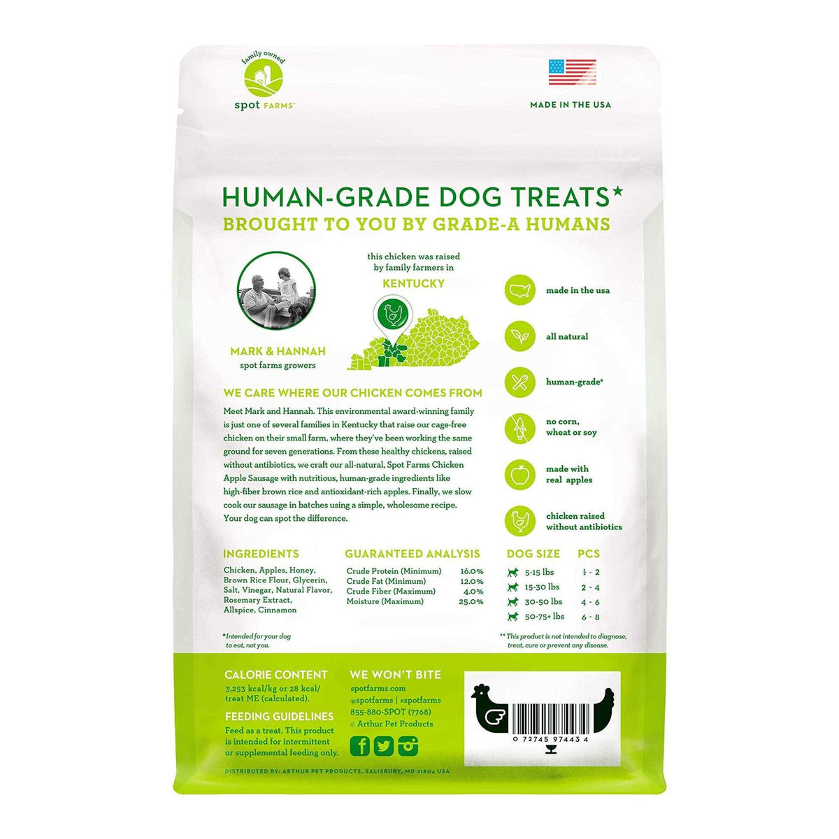 Chicken Apple Sausage Dog Treats Q506834