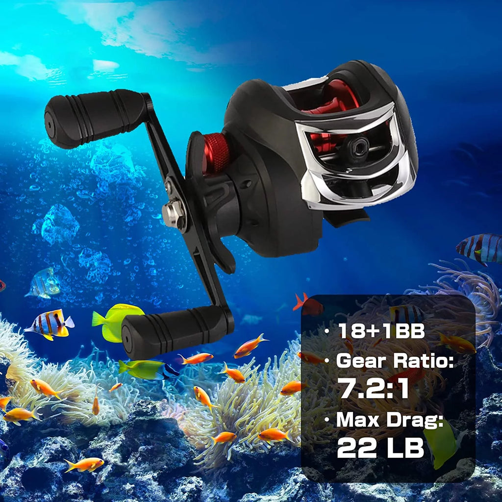 Low Profile Baitcasting Reel D2324