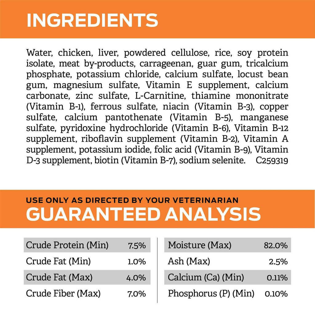 Overweight Management Formula Canned Dog Food Y451