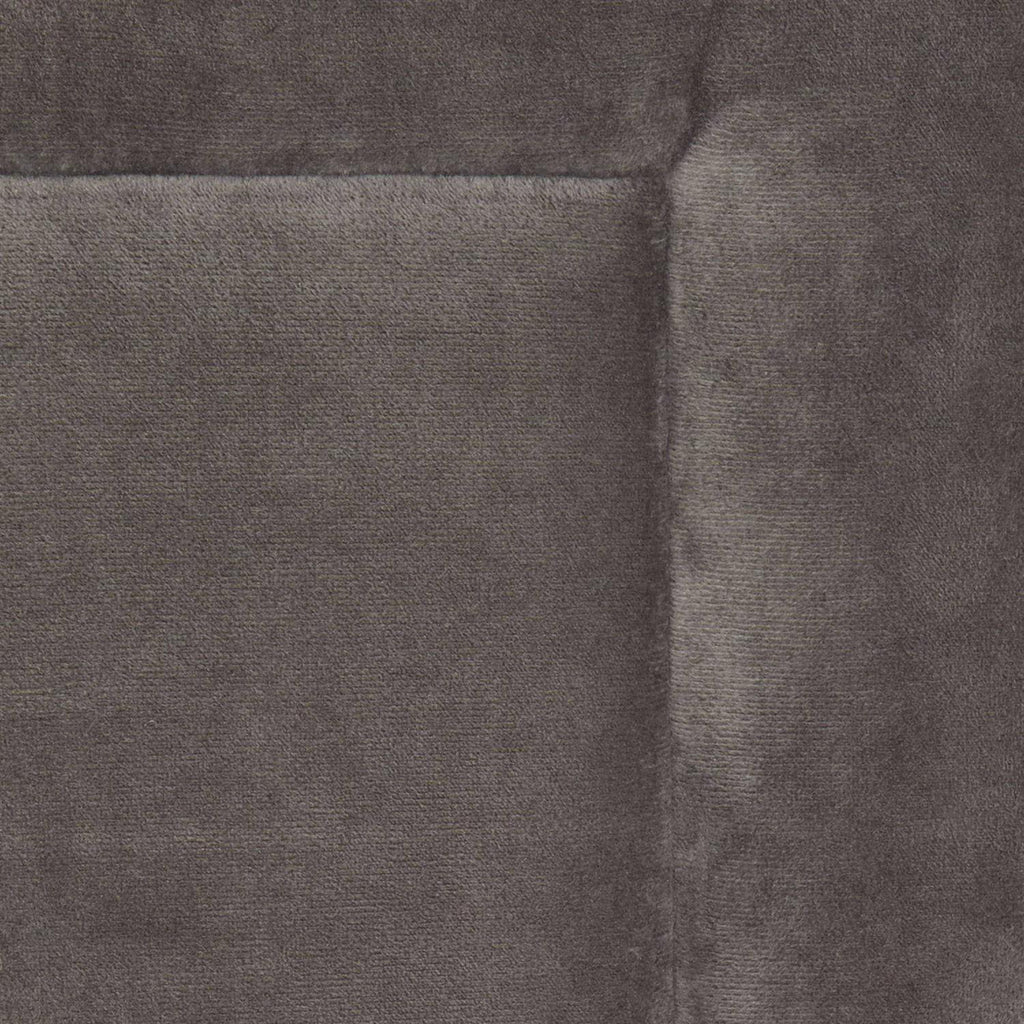 Dark Grey Velvet Dog Crate Mat and Pet Bed P12399