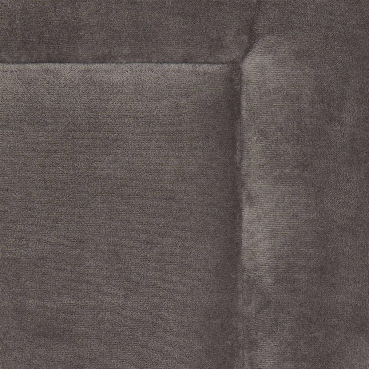 Dark Grey Velvet Dog Crate Mat and Pet Bed P12399