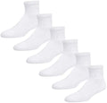 2-12 Pairs Soft Breathable Cotton Ankle Socks P7144