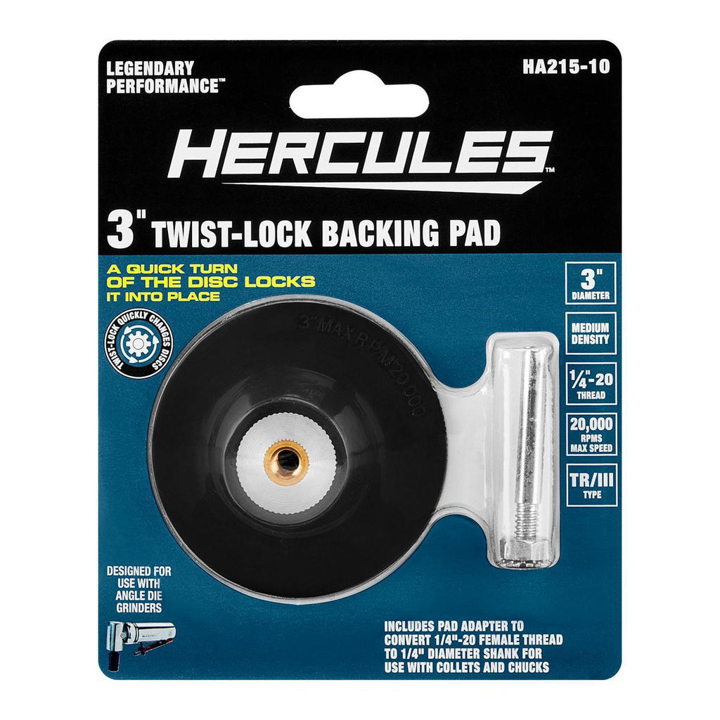 3 in. Twist Lock Backing Pad J812828