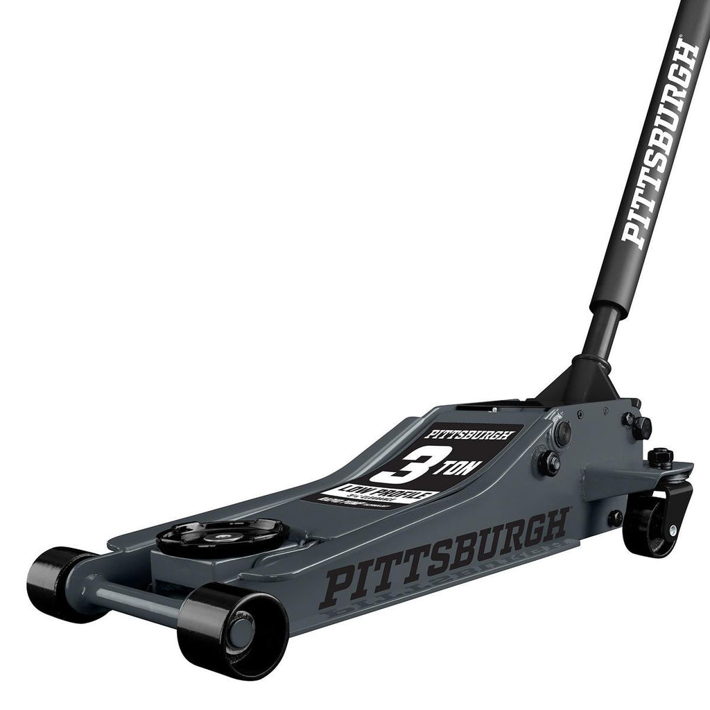 3 Ton Low-Profile Floor Jack with Rapid Pump, Slate Gray J4907