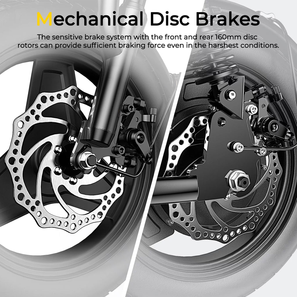 Electric Bike with 400W Motor 48V 13Ah Removable Battery Folding U964063