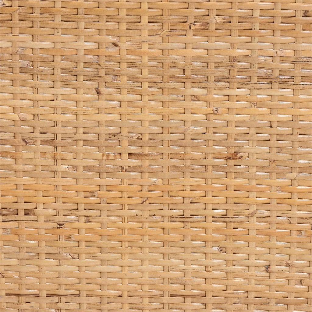 Natural Rattan and Walnut Brown Acacia Wood Counter Stool Q800