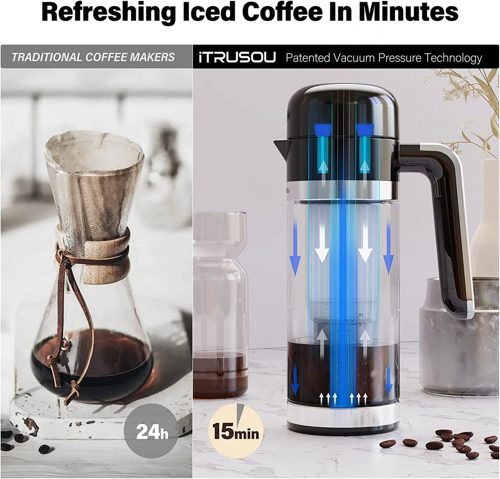 Electric Cold Brew Maker with Glass Cup Z63205
