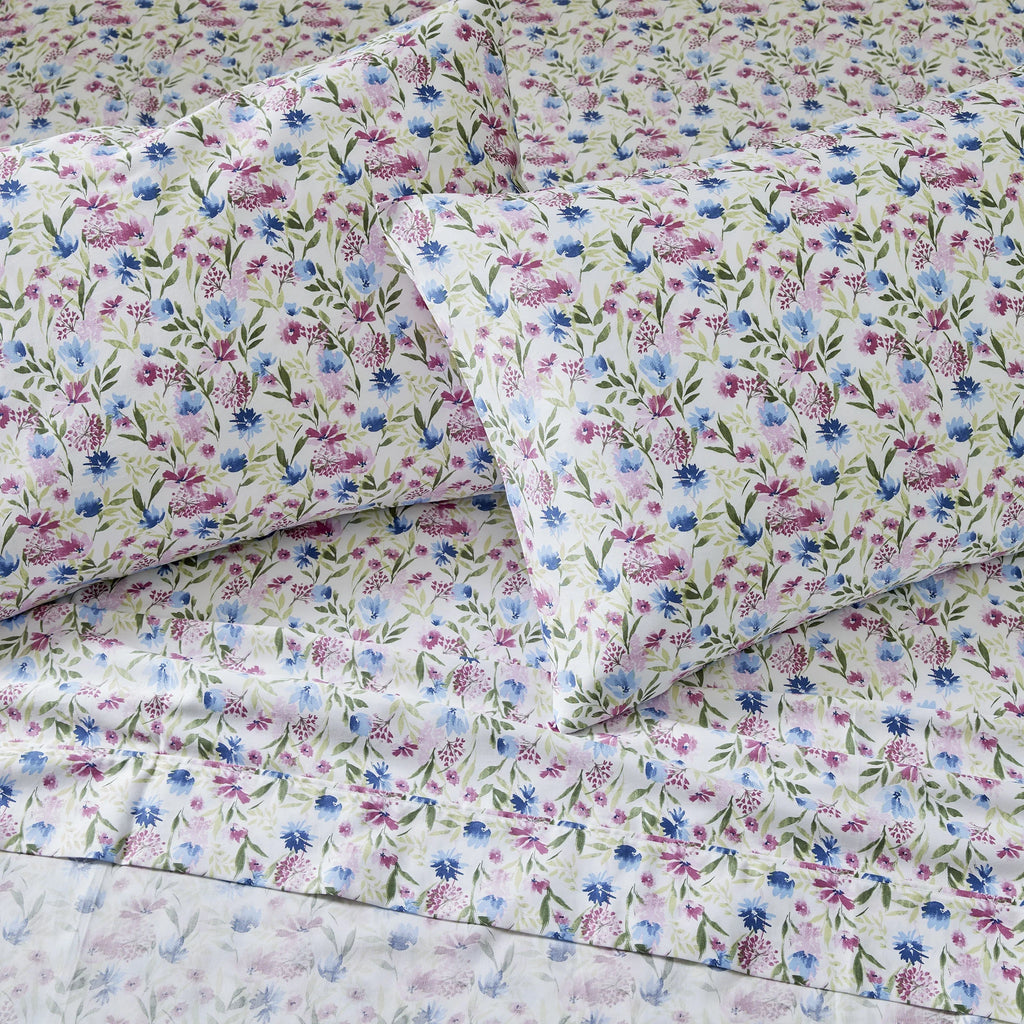 100% Cotton Sateen 300 Thread Count Queen Sheet Set N412