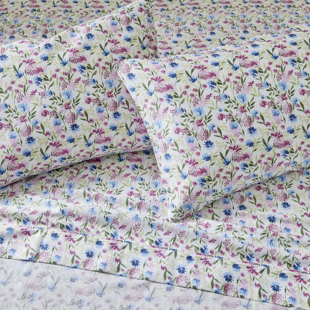 100% Cotton Sateen 300 Thread Count Queen Sheet Set N412