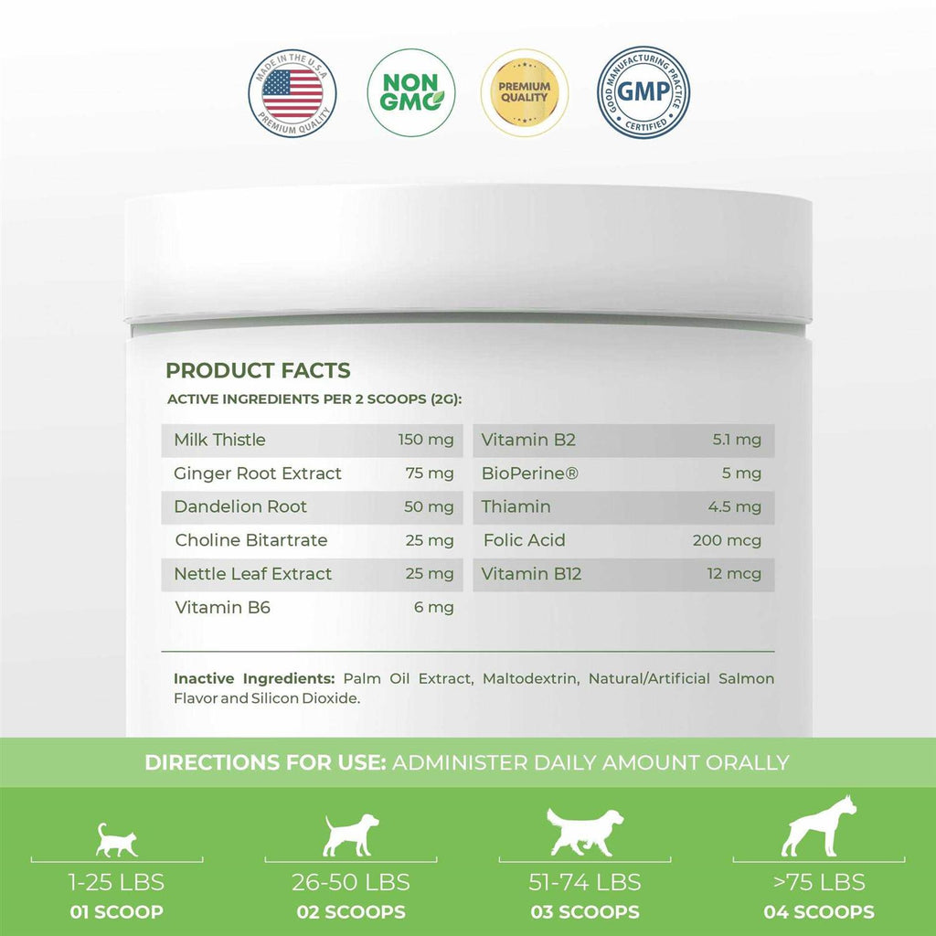 Milk Thistle for Cats 4oz Powder Y3454