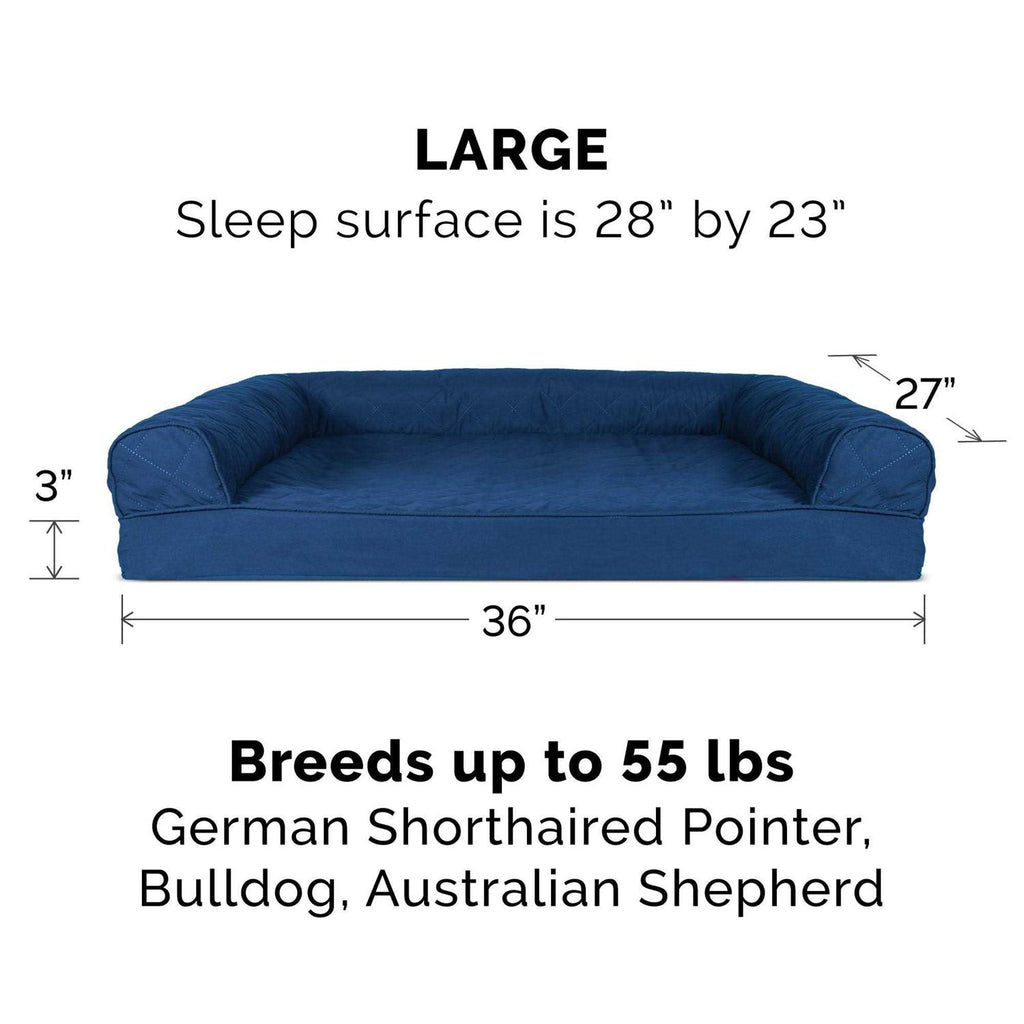 Quilted Sofa Dog Bed Y12354