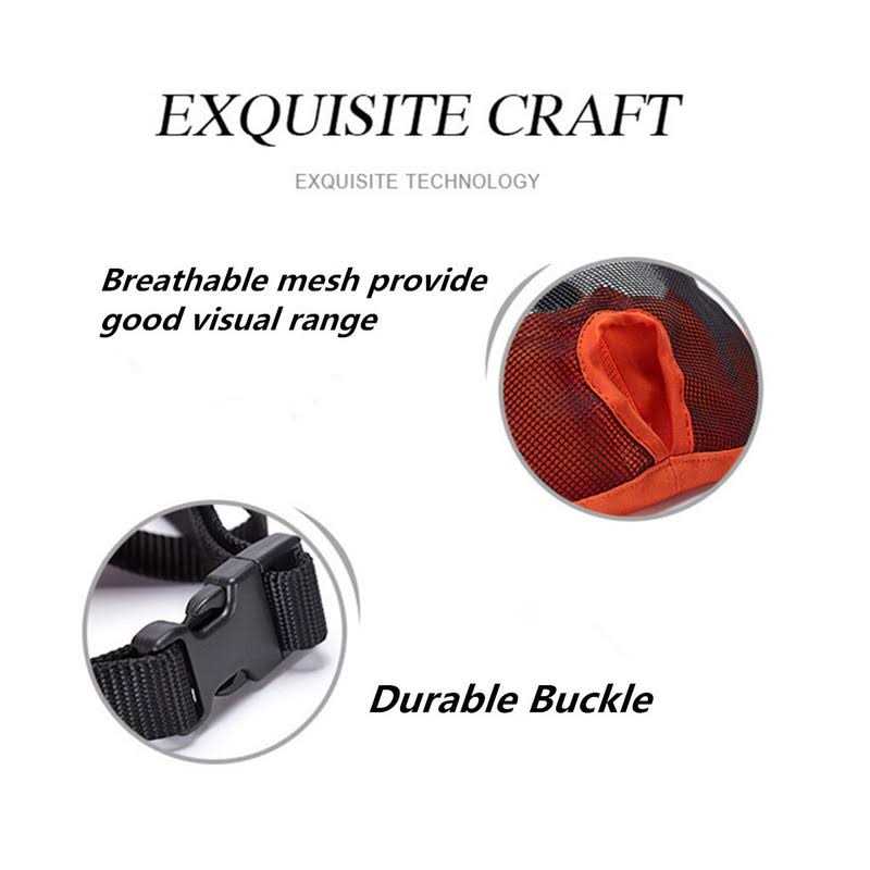 Adjustable Breathable Mesh Short Snout Dog Muzzle X598
