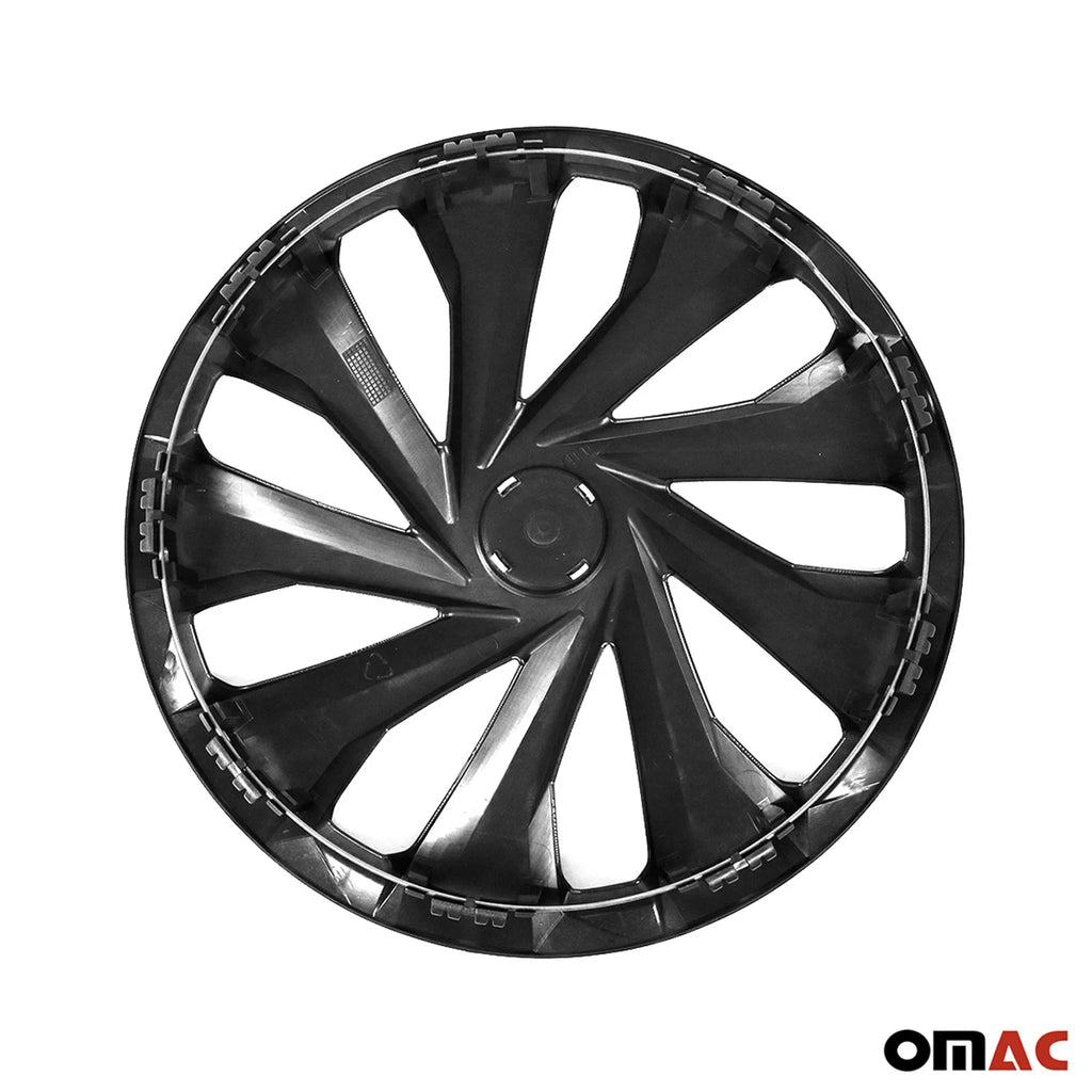 15 Inch Black Wheel Rim Covers Hubcaps X534192