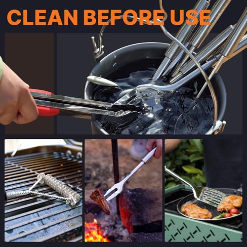 Camping Cooking Utensil Set with Organizer Case V7689