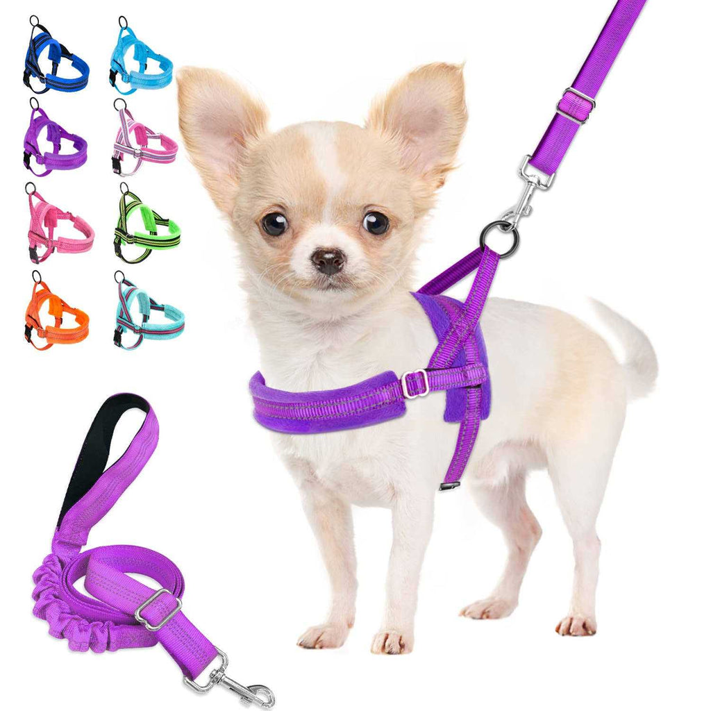 Heavy Duty Adjustable Reflective Dog Harness and Leash N36539