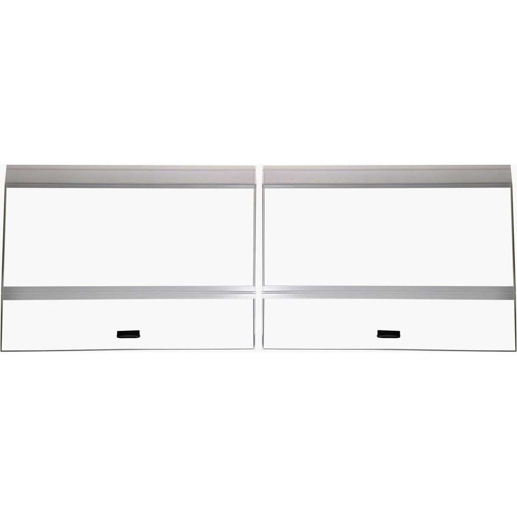 Glass Canopy 2 Piece Set for Aquarium Fish Tank O5830