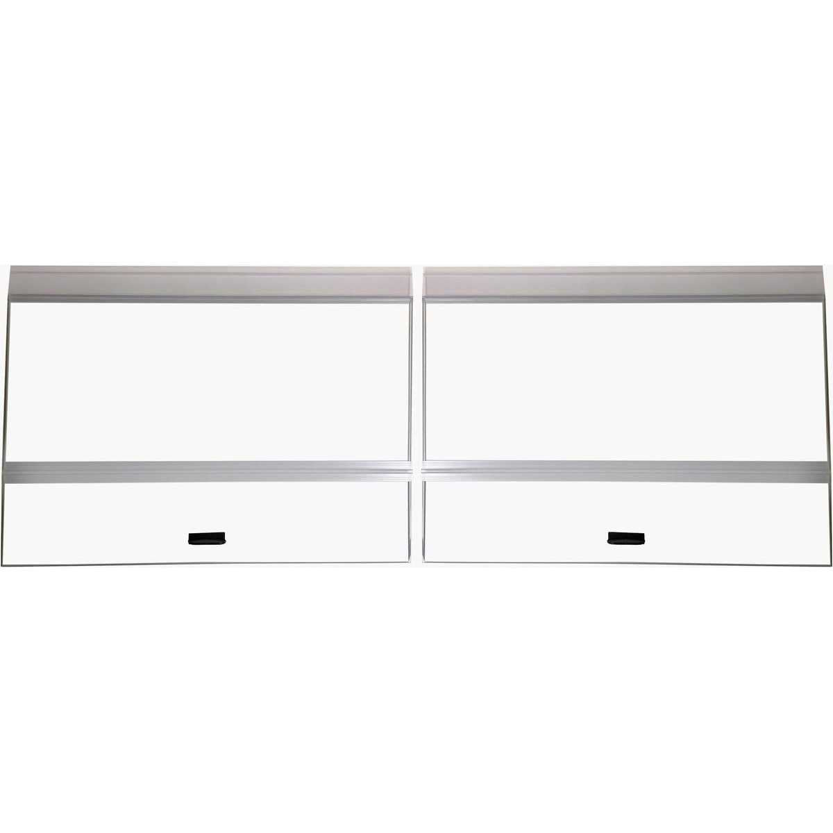 Glass Canopy 2 Piece Set for Aquarium Fish Tank O5830