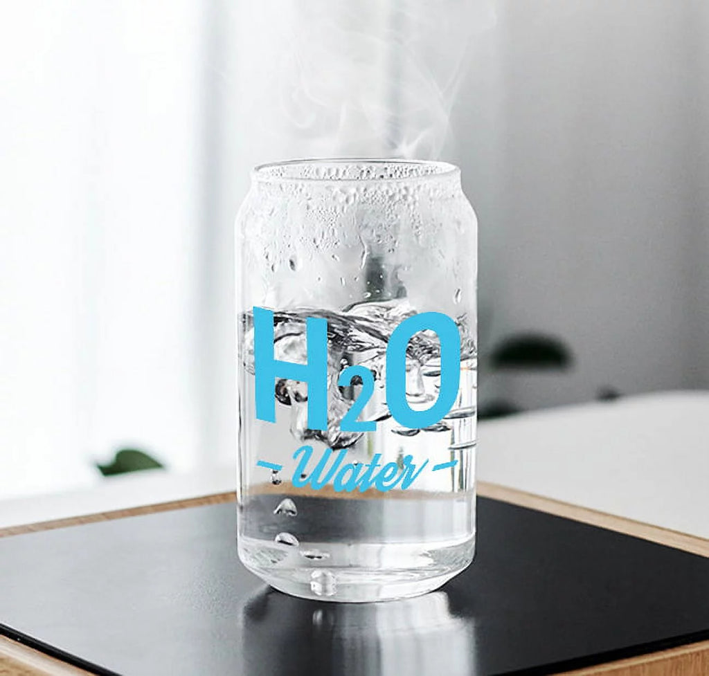 48 Pack 16oz Clear Glass Mug with Bamboo Lid and Glass Straw W2820