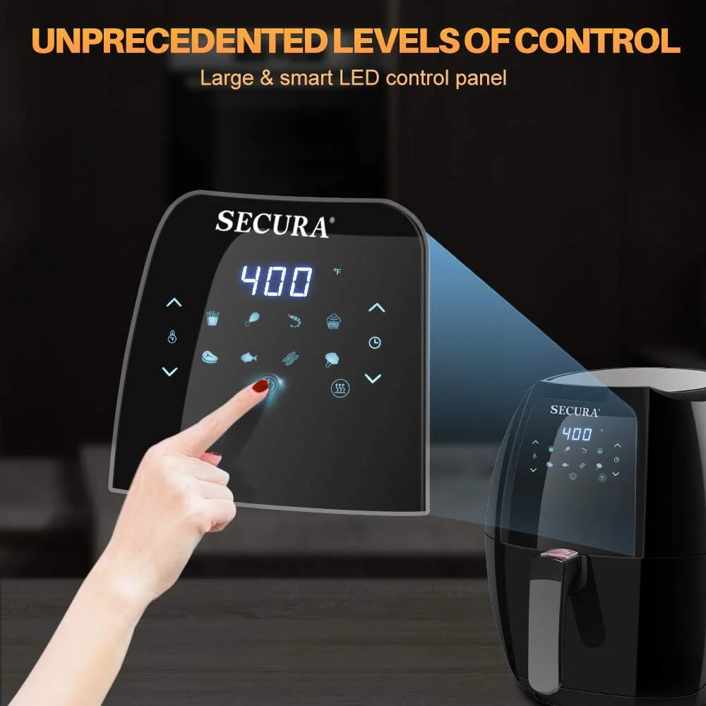 6.3Qt 1700W 10-in-1 Digital Hot Air Fryer Q560