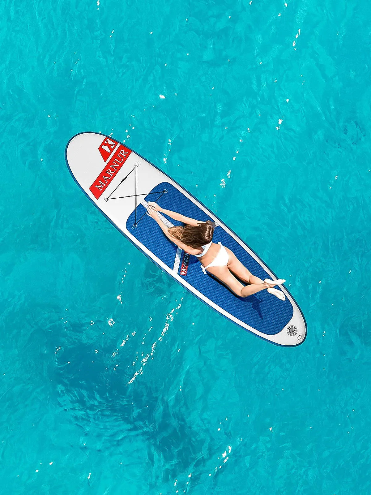 Inflatable Paddle Board with Non-Slip Deck and Pump and Paddle T916