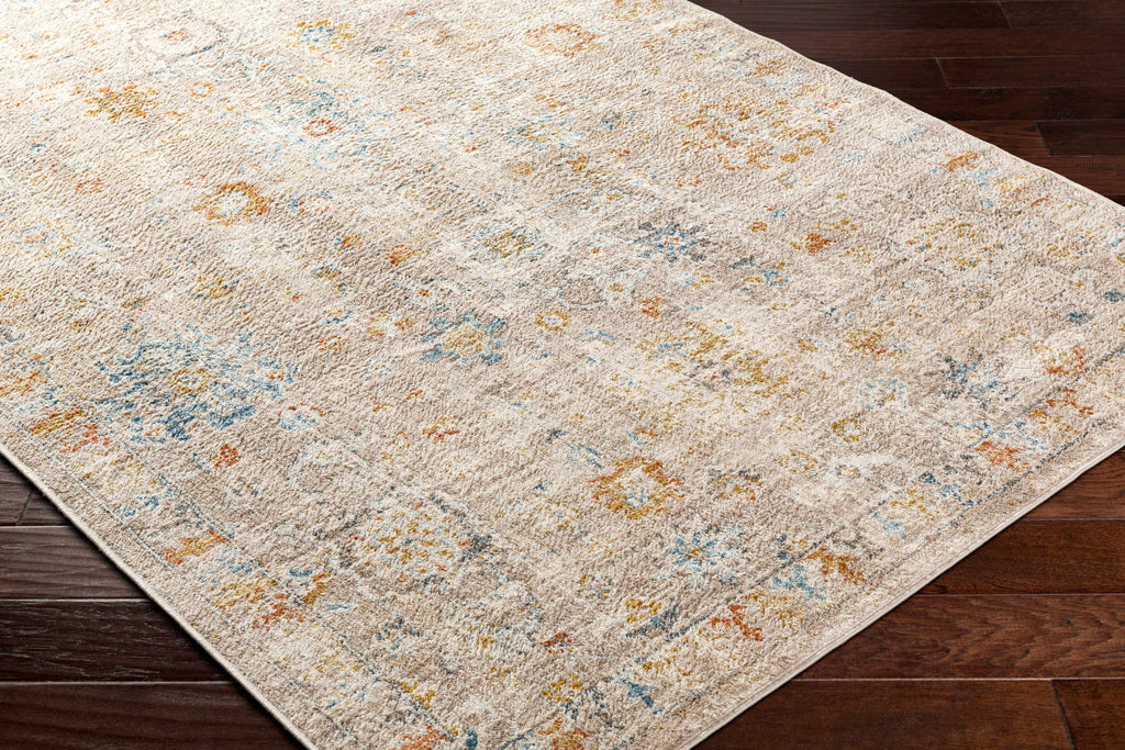 Brown Gray Beige Area Rug K191741