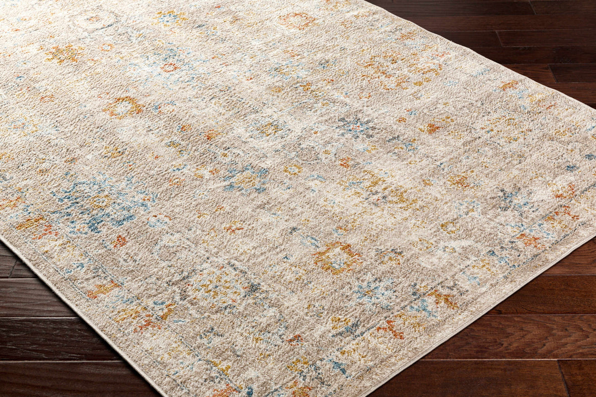 Brown Gray Beige Area Rug K191741