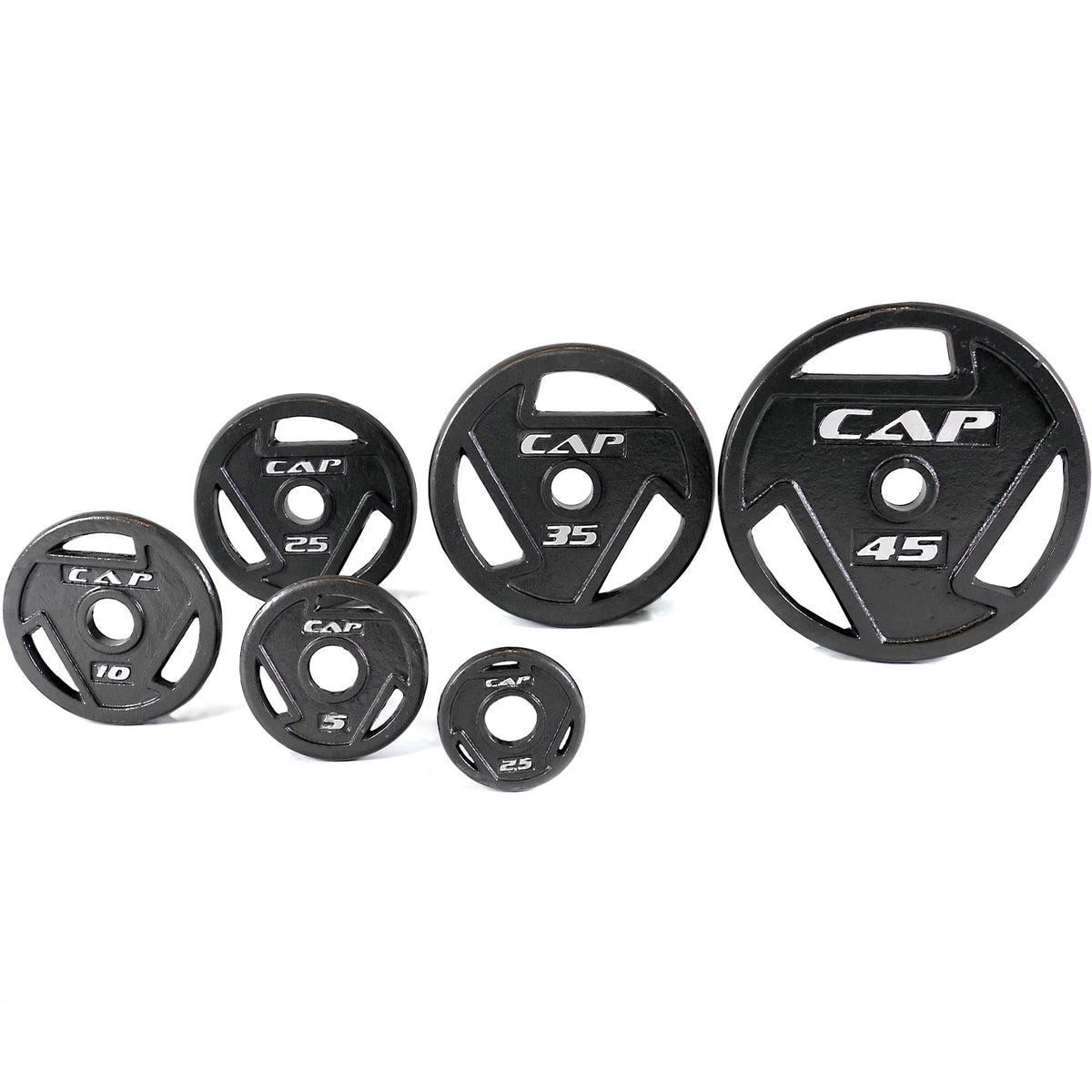 2.5lb Black Olympic Grip Plate F76642