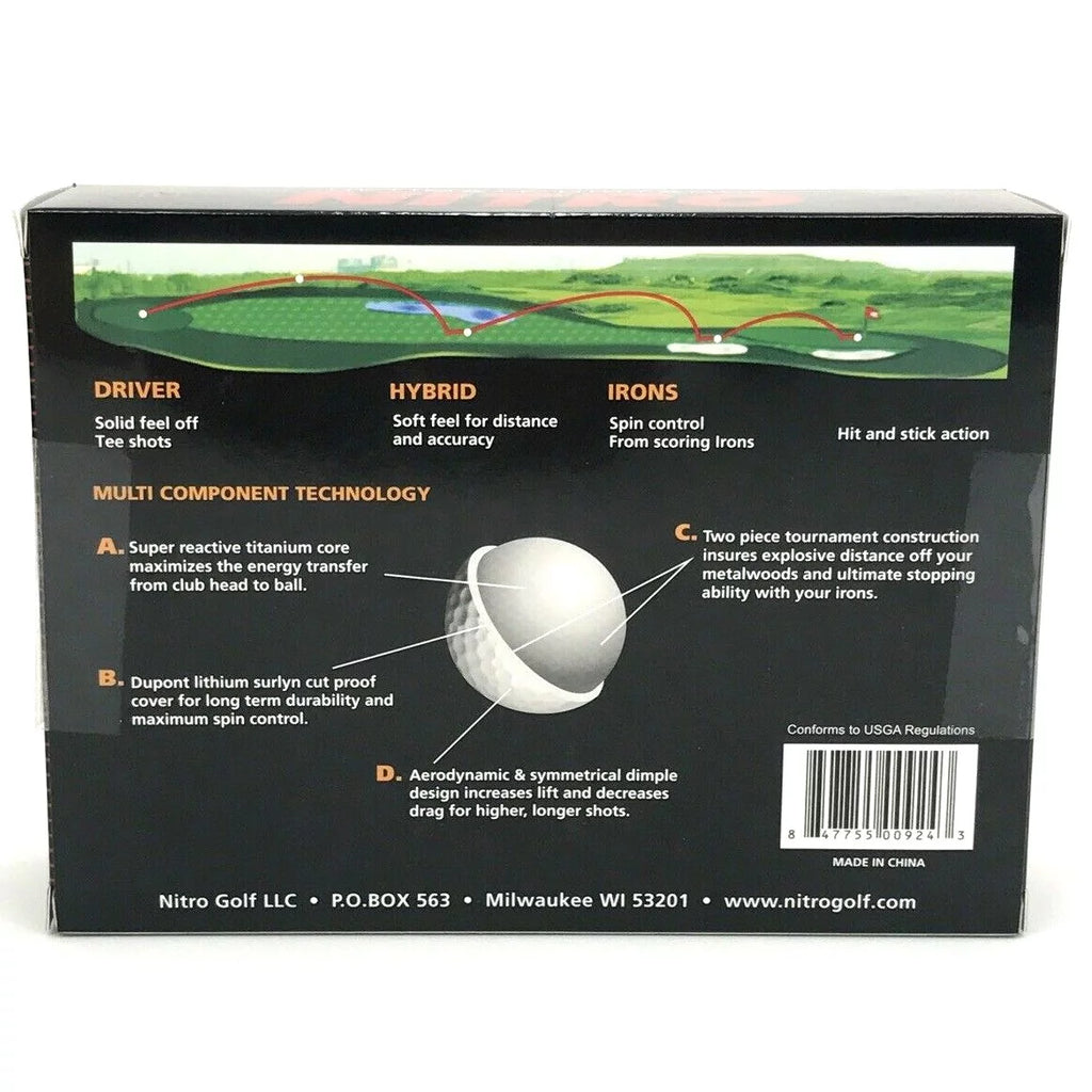 12 Pack Golf Balls X47808