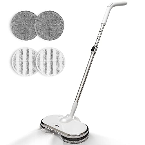 Cordless Electric Spin Mop with Water Sprayer and LED Headlight L901480