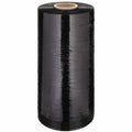Black Opaque Cast Style Machine Stretch Wrap 20" x 5000 ft F28794