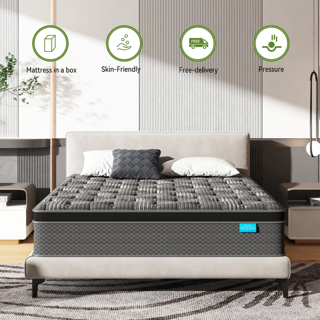 CertiPUR-US Certified Memory Foam Pocket Spring Hybrid Mattress W595