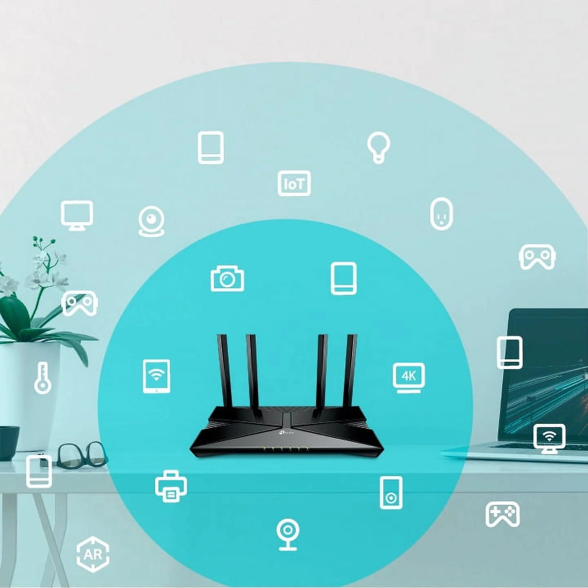 WiFi 6 Dual-Band Wireless Router E559198