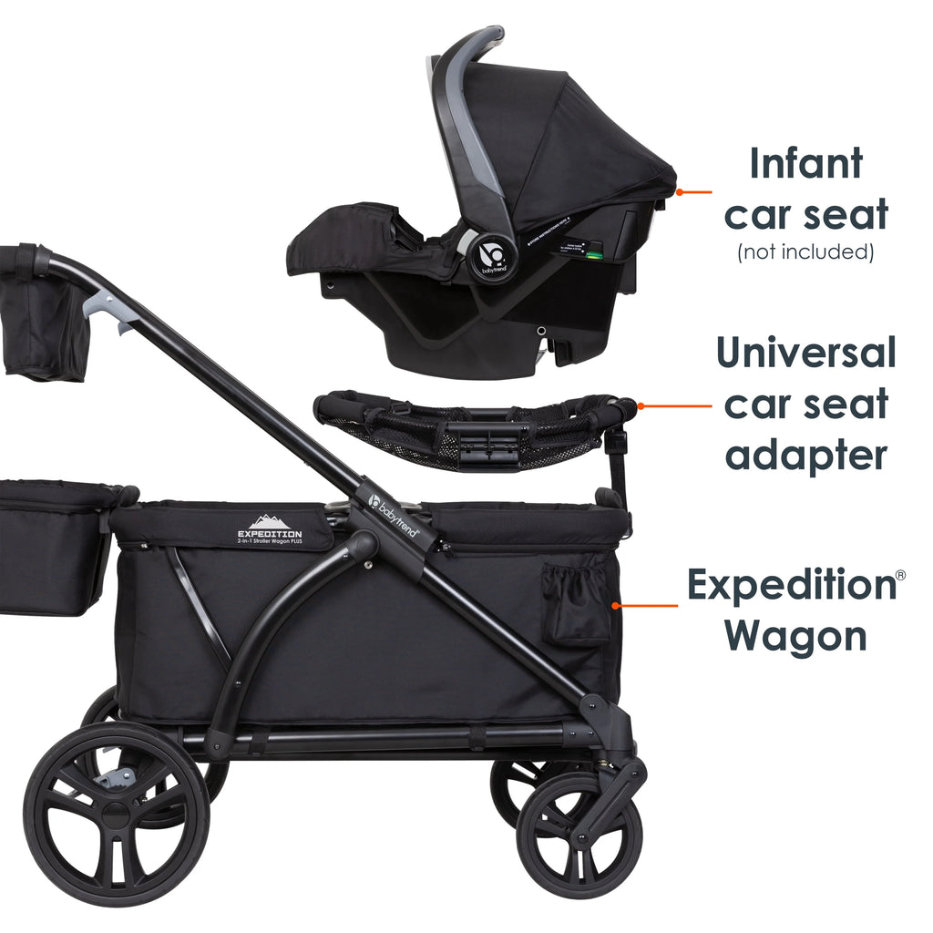 Gray Wagon Stroller V62275