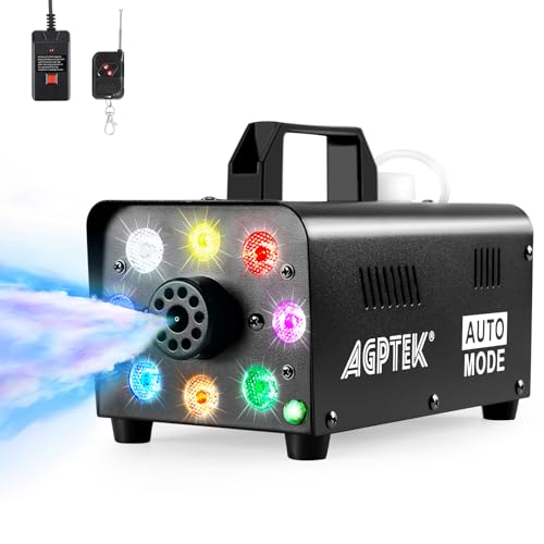 500W Portable LED Fog Machine with Lights & Wireless Remote Control P919
