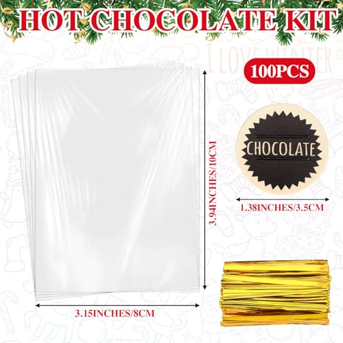 100 Set Christmas Disposable Wooden Spoons 5.5 Inches Q47003