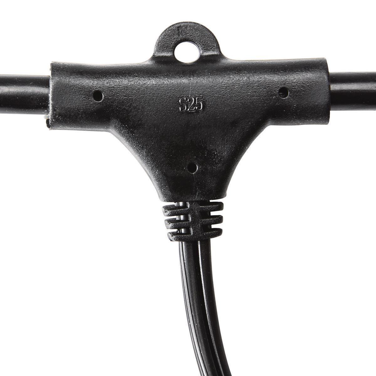Black 12-Bulb Incandescent String Lights Z9059