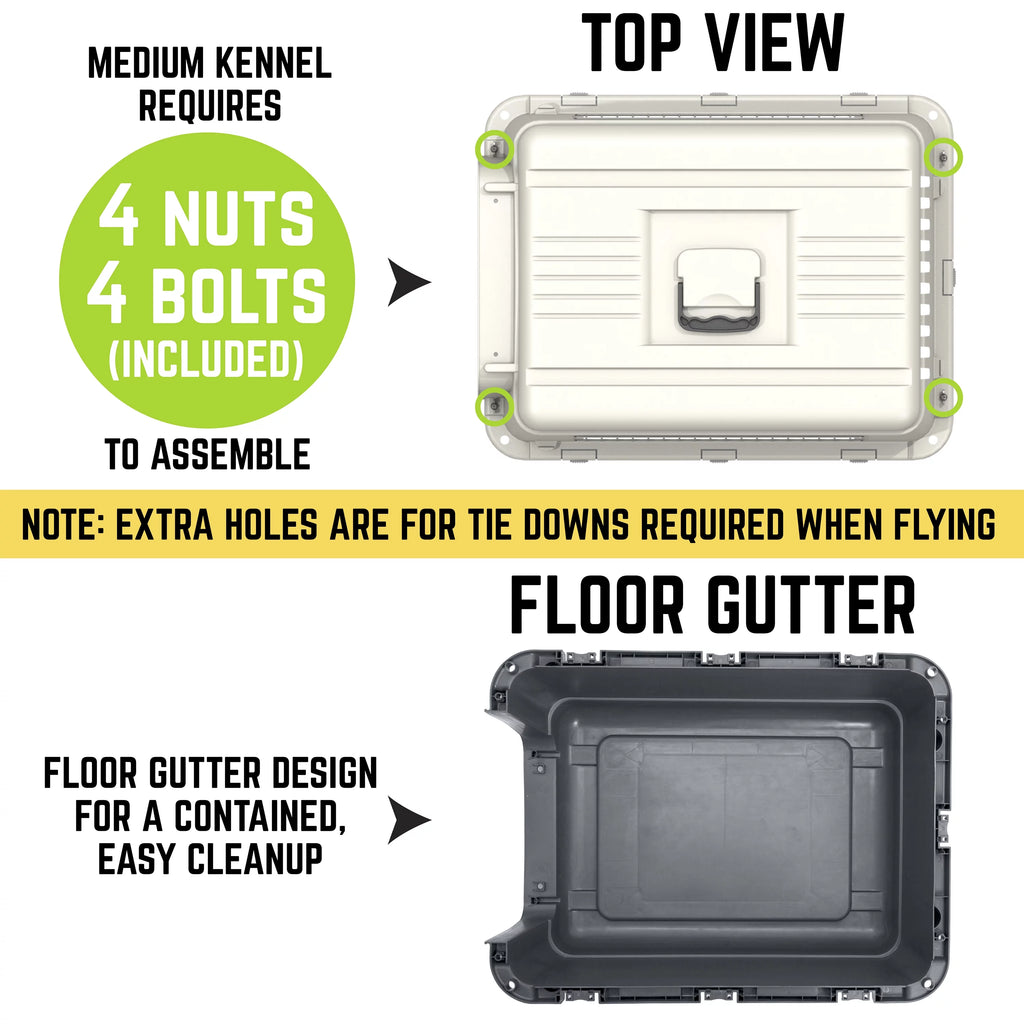 Plastic Dog Airline Approved Kennel Carrier X830