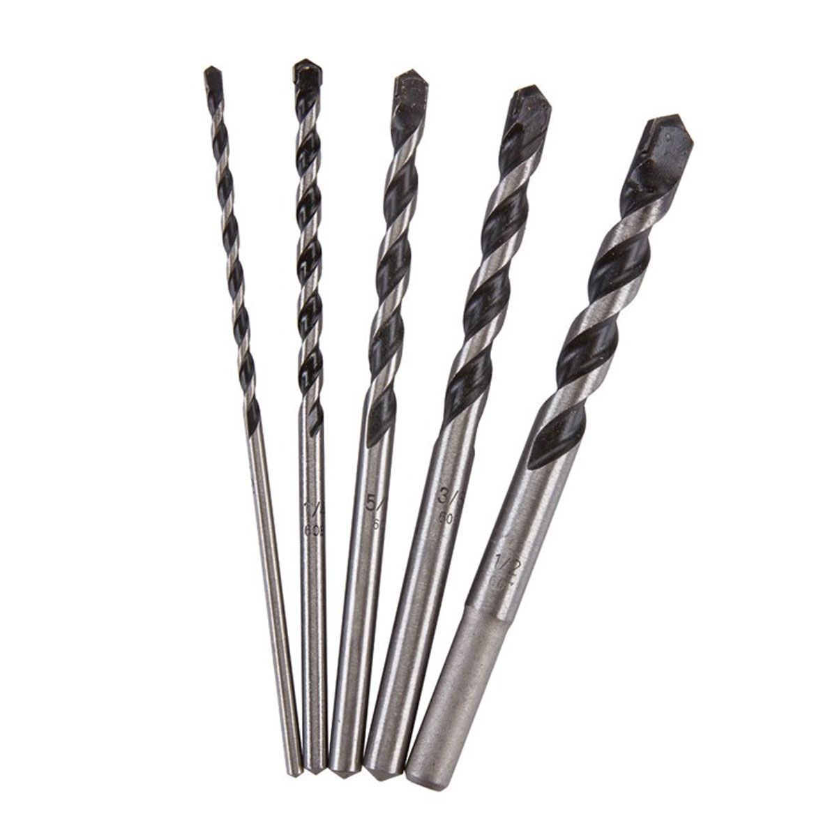 5-Piece Masonry Drill Bit Set L617