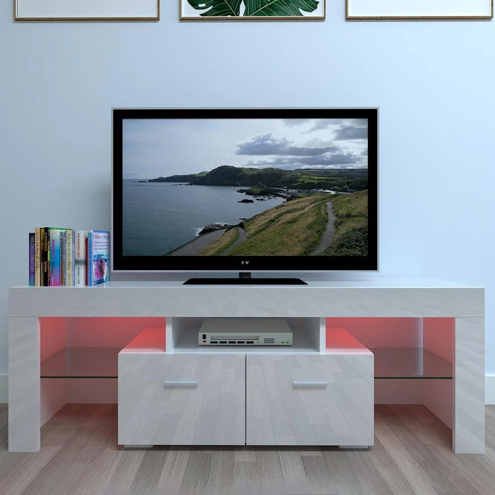 White Modern Rectangle Coffee Table W145757